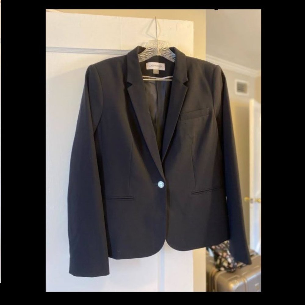 Calvin Klein Petite Classic Blazer 12P